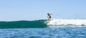 Surfing in Santa Teresa. One of Costa Rica's surfing hotspots